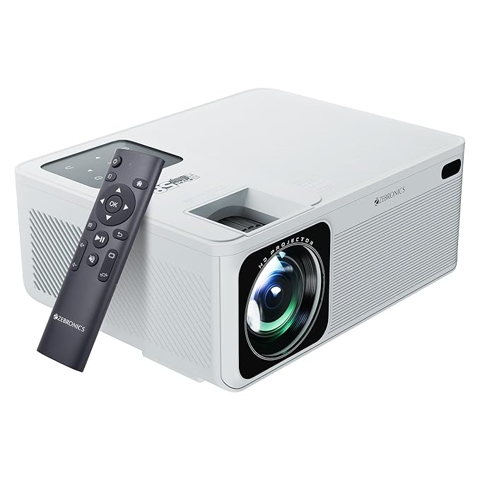 ZEBRONICS New Launch PIXAPLAY best 4k projector in india