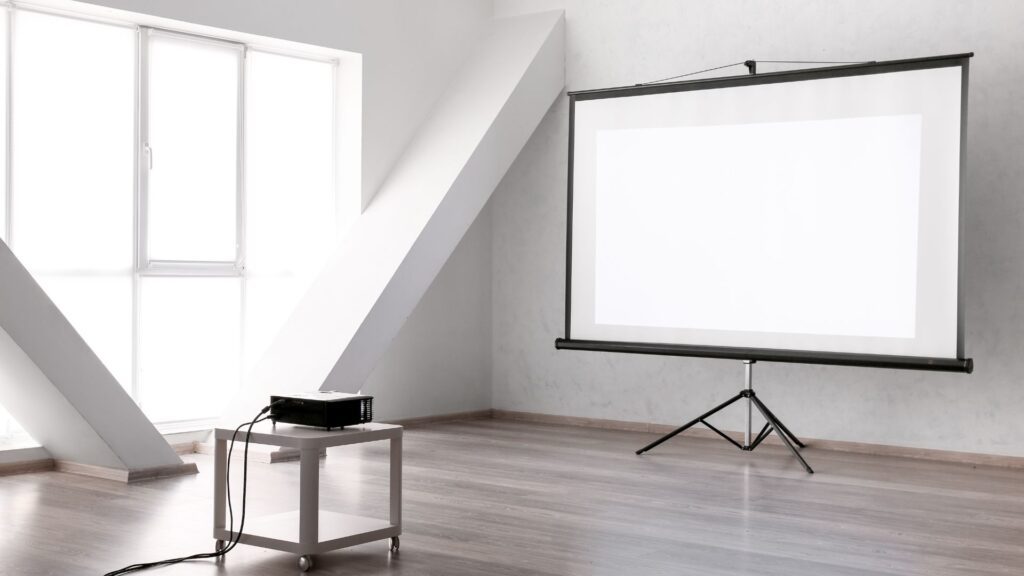 best pull down projector screen